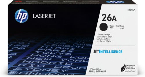HP CF226A Toner — Original, Black, 3,100 pages