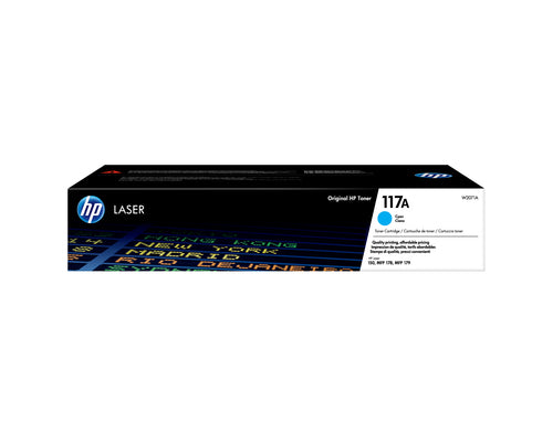 HP W2071A (117A) Toner — Original, Cyan, 700 pages