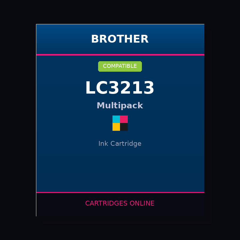 Brother LC3213 Compatible Multipack 4 Colours - Cartridges Online