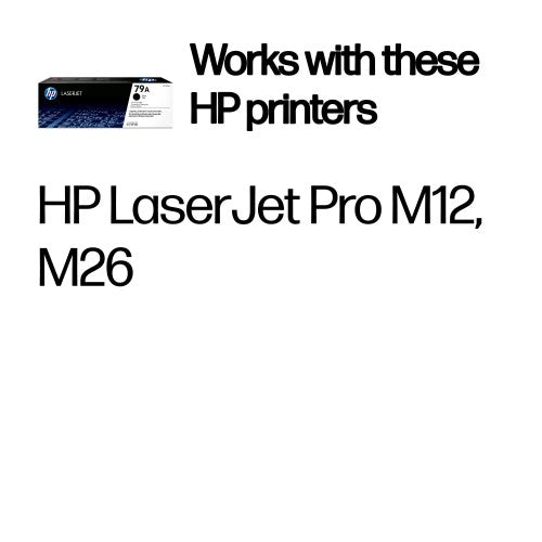 HP CF279A Toner — Original, Black, 1,000 pages
