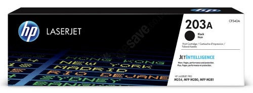HP CF540A (203A) Toner — Original, Black, 1,400 pages