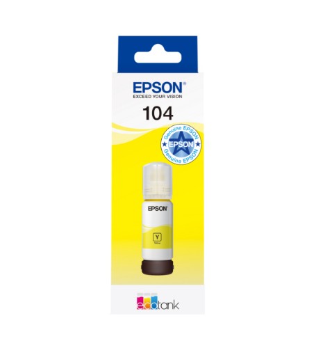 Epson C13T00P440/104 Ink bottle yellow, 7.5K pages 65ml for Epson ET-2810/2830/4700