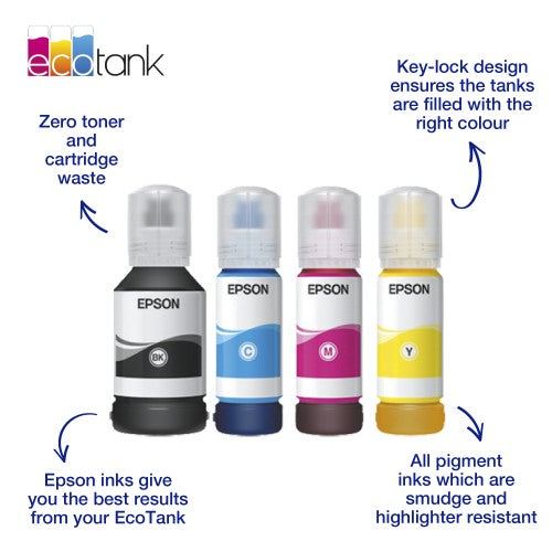 Epson C13T06B240/113 Ink bottle cyan, 6K pages 70ml for Epson ET-5150/5800