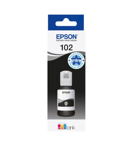 Epson C13T03R140/102 Ink bottle black, 7.5K pages 127ml for Epson ET-3700