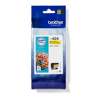 Brother LC424Y Ink Cartridge — Original, Yellow, 750 pages