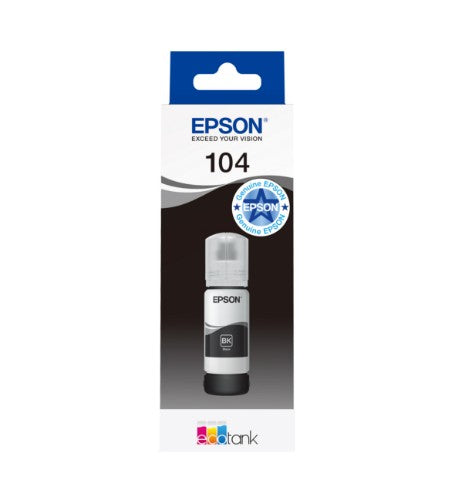 Epson C13T00P140/104 Ink bottle black, 4.5K pages 65ml for Epson ET-2810/2830/4700
