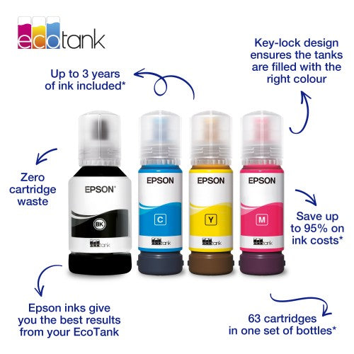Epson C13T03R340/102 Ink bottle magenta, 6K pages 70ml for Epson ET-3700