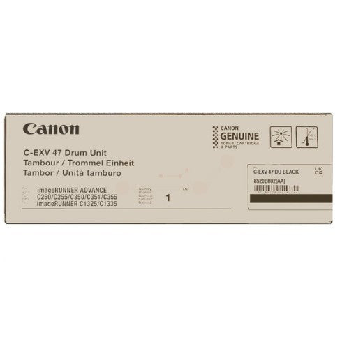 Canon 8520B002/C-EXV47 Drum kit black, 39K pages for Canon iR-C 250