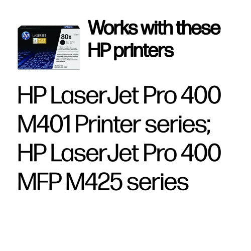 HP CF280X Toner — Original, Black, High Yield, 6,900 pages