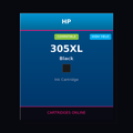 HP 305XL Compatible Black Ink Cartridge - Cartridges Online