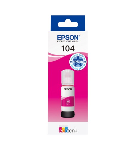 Epson C13T00P340/104 Ink bottle magenta, 7.5K pages 65ml for Epson ET-2810/2830/4700