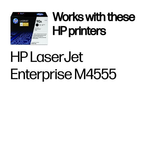 HP CE390A Toner — Original, Black, 10,000 pages