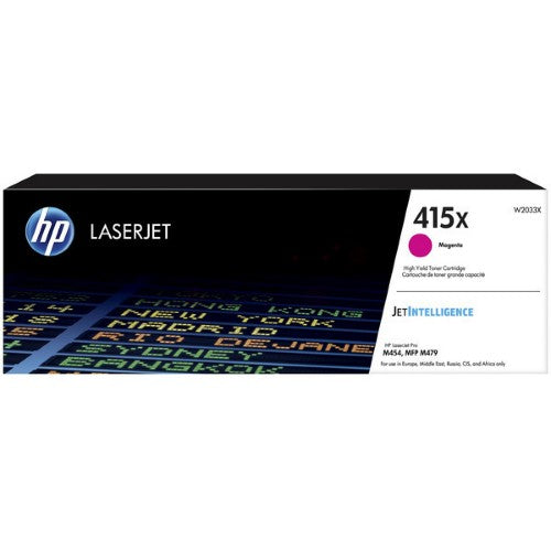 HP W2033X (415X) Toner — Original, Magenta, 6,000 pages